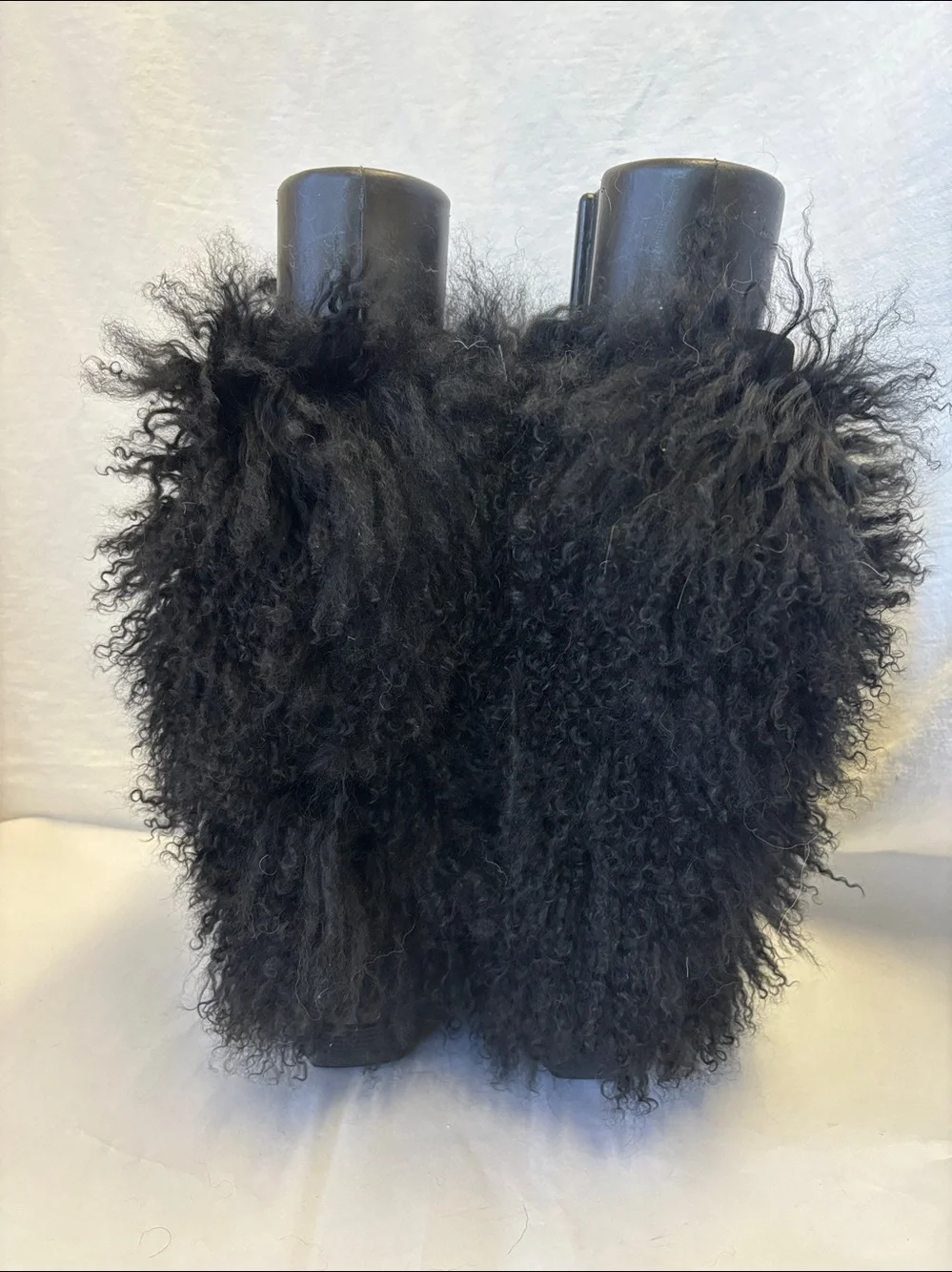 Oscar Sport Barbara Curly Goat Hair Apres Ski Winter Snow Boots